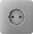 Ajax SoloCover for Outlet Smart Jeweler Fog (000038802) — Передня панель для вбудованої розетки 1-010079 фото