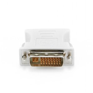 Адаптер DVI 24+5 pin/VGA, M/F HD 3 ряда Cablexpert A-DVI-VGA White 444404 фото