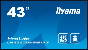 Iiyama LH4360UHS-B1AG — Інформаційний дисплей 42.5" ОС Android 11, 3xHDMI 2.0/1xRS-232c/1xLAN/2xU 1-008358 фото