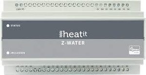 Розумний DIN-модуль для керування водяною теплою підлогою Heatit, Z-Wave, 4вх./10вих., 230V АС, 5А 515903 фото