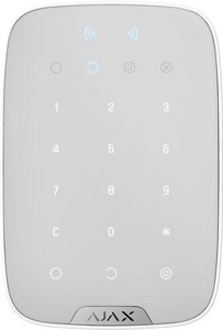 Ajax Keypad Plus (000023070) — Бездротова сенсорна клавіатура jeweller, білий 1-007980 фото