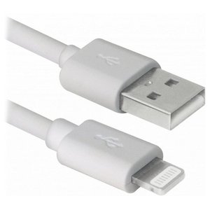 Кабель REAL-EL USB/Lightning White 1м (EL123500033) 470360 фото