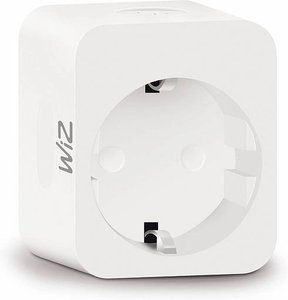 WiZ Smart Plug powermeter Type-F Wi-Fi (929002427101) — Умная Wi-Fi розетка, 10А 1-010059 фото
