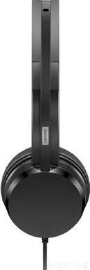 Lenovo USB-A Wired Stereo On-Ear Black (4XD1K18260) — Гарнітура дротова 20-20000 Гц 116 дБ 32 Ом USB-A 1-009516 фото
