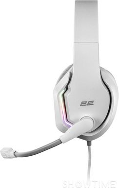 2E Gaming HG315 7.1 White (2E-HG315WT-7.1) — Гарнитура геймерская проводная 7.1 RGB USB 1-009416 фото