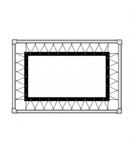 Экран прямой проекции на люверсах из полотна беломатового (обратная сторона черная), максимальнная высота бесшовного экрана до 4.5м, ширина до 100м. Цена за 1 м2. 450861 фото