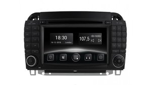 Автомобильная мультимедийная система с антибликовым 7” HD дисплеем 1024x600 для Mercedes-Benz S-Class W220 1998-2005 Gazer CM5007-W220 526406 фото