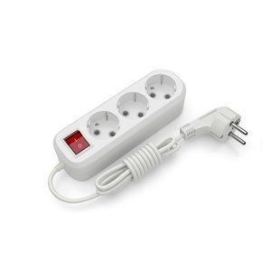Удлинитель блочный (ABS) Electrum 3гнезда 5м с заземлением и выключателем C-ES-1795 1-011164 фото