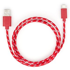 Кабель Vinga USB2.0 AM/Apple Lightning Red 1м (VCPDCLNB31R) 469946 фото