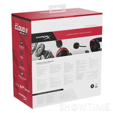 HyperX 4P5K4AA &mdash; гарнітура Cloud II USB/WL Red/Black 1-005235 фото