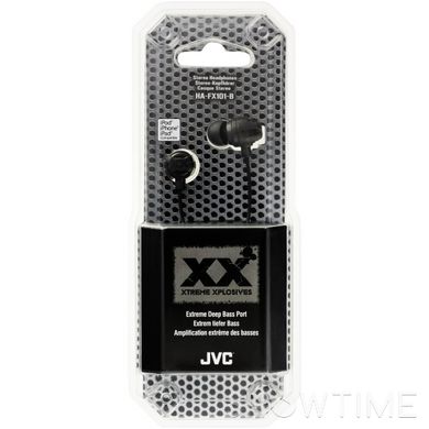 Навушники JVC Multimedia Xplosives HA-FX101 Black HA-FX101-B-E 542977 фото