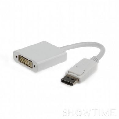 Адаптер-перехідник DisplayPort to DVI Cablexpert AB-DPM-DVIF-002-W White 444421 фото