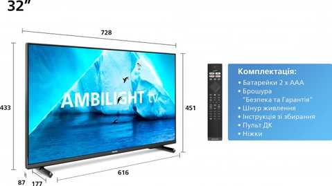 Philips 32 Full HD HDR LED Smart TV, 32PFS6908/05