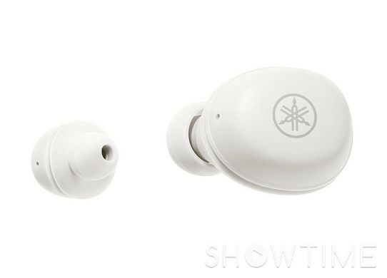 Вакуумні бездротові навушники 6 год білі Yamaha TW-E3A White 1-001329 фото