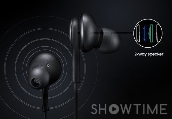Samsung EO-IA500BBEGRU &mdash; дротова гарнітура 3.5mm Earphones (IA500) Black 1-005510 фото