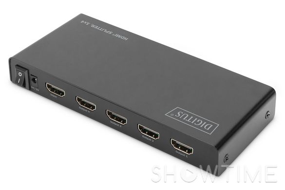 Разветвитель DIGITUS SCS HDMI (INx1 - OUTx4), 4K, black DS-45325 542913 фото