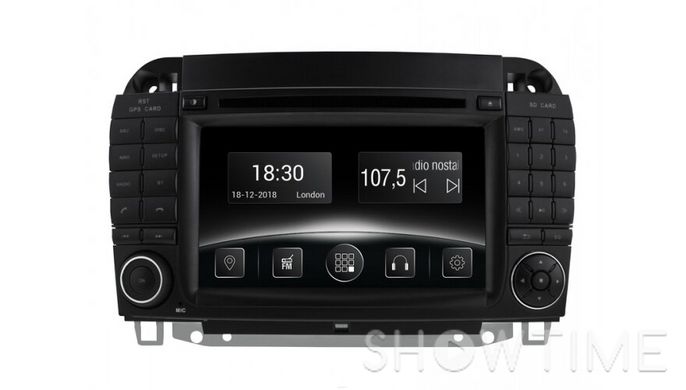 Автомобільна мультимедійна система з антибліковим 7 "HD дисплеєм 1024x600 для Mercedes-Benz S-Class W220 1998-2005 Gazer CM5007-W220 526406 фото