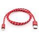 Кабель Vinga USB2.0 AM/Apple Lightning Red 1м (VCPDCLNB31R) 469946 фото 2