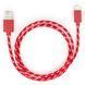 Кабель Vinga USB2.0 AM/Apple Lightning Red 1м (VCPDCLNB31R) 469946 фото 1