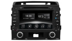 Автомобильная мультимедийная система с антибликовым 8” HD дисплеем 1024x600 для Toyota Land Cruiser 200 J200 2007-2015 Gazer CM6008-J200 526765 фото