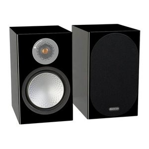 Полочная акустика 120 Вт Monitor Audio Silver Series 100 Black Gloss 527625 фото