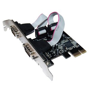 Контролер STLAB PCI-E to 2-Ports Serial (I-360) 461123 фото