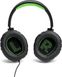 JBL Quantum 100X Black and Green (JBLQ100XBLKGRN) — Навушники з мікрофоном геймерські дротові накладні 32 Ом 96 дБ 3.5 мм 1-007657 фото 3