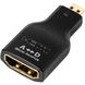 HDMI адаптер A-D(micro HDMI) Audioquest HDMI A to D Adaptor 443784 фото 2