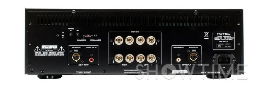 Rotel RB-1552 MkII Black &mdash; Усилитель мощности, 2х120 Вт (8 Ом) 1-010128 фото