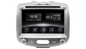 Автомобільна мультимедійна система з антибліковим 7 "HD дисплеєм 1024x600 для Hyundai i10 PA 2007-2013 Gazer CM5007-PA 525605 фото