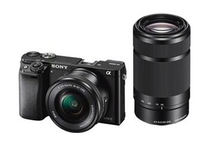 Цифр. фотокамера Sony Alpha 6000 + об`єктив 16-50 + 55-210mm Kit Black 519143 фото