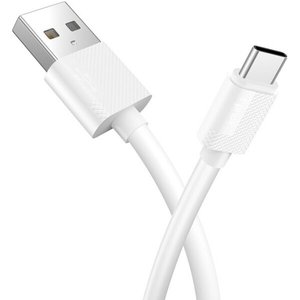 Кабель T-Phox Nets USB - Type-C White 0.3м (T-C801(0.3) WHITE) 469268 фото