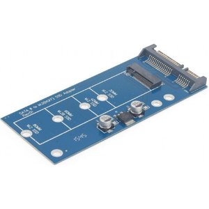 Адаптер Cablexpert M.2 (NGFF) to mSATA 1.8\" SSD Adapter Card (EE18-M2S3PCB-01) 461174 фото