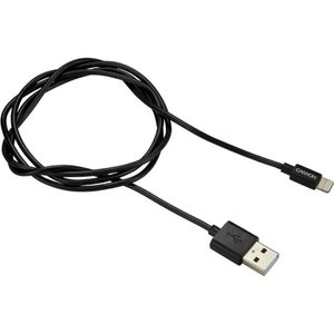 Кабель Canyon USB2.0 AM/Lightning Black 1м (CNS-MFICAB01B) 470504 фото