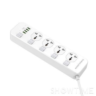 Фильтр питания ProLogix Premium (PR-SC4408W) 4 розетки, 4 USB, 2 м, с выключателями, белый 1-011224 фото