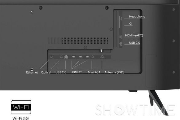 Kivi 65U760QB &mdash; Телевізор 65", UHD, Smart TV 1-010029 фото