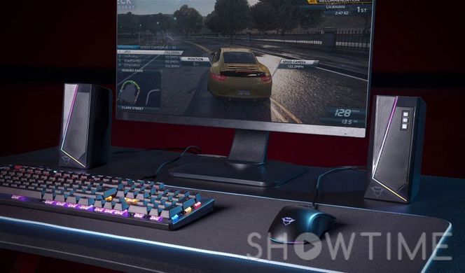 Акустична система Ziva RGB Illuminated 2.0 Gaming Speaker Set Trust 24071 542769 фото