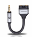 Oehlbach 60021 Adapter 2х3,5 jack (f)-3,5 jack (m) Black 438854 фото
