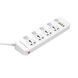 Фильтр питания ProLogix Premium (PR-SC4408W) 4 розетки, 4 USB, 2 м, с выключателями, белый 1-011224 фото 4