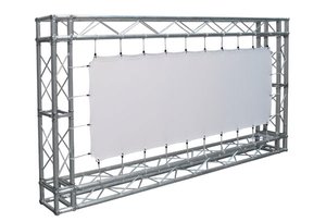 Натяжной экран на люверсах Adeo Eyelet Surface, поверхность Vision MacroAcoustik 600x450cm 444323 фото