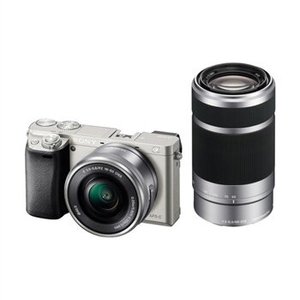 Цифр. фотокамера Sony Alpha 6000 + объектив 16-50 + 55-210mm kit Silver 519144 фото