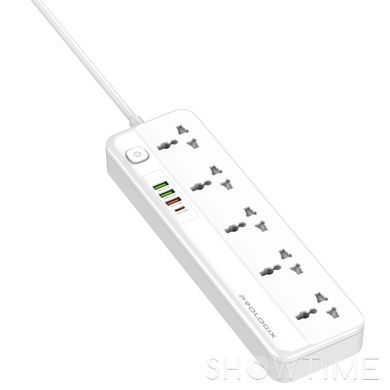 Фильтр питания ProLogix Premium (PR-SC5415W) 5 розеток, 4 USB (1 PD+1 QC3.0+2 AUTO ID), 2 м, белый 1-011225 фото