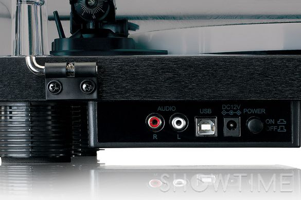 Lenco LS-50LED — Проигрыватель винила, ММ, USB, LED, черный 1-005899 фото