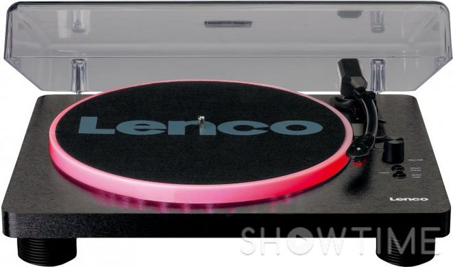 Lenco LS-50LED — Програвач вінілу, ММ, USB, LED, чорний 1-005899 фото