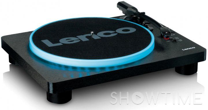Lenco LS-50LED — Програвач вінілу, ММ, USB, LED, чорний 1-005899 фото