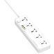 Фильтр питания ProLogix Premium (PR-SC5415W) 5 розеток, 4 USB (1 PD+1 QC3.0+2 AUTO ID), 2 м, белый 1-011225 фото 6