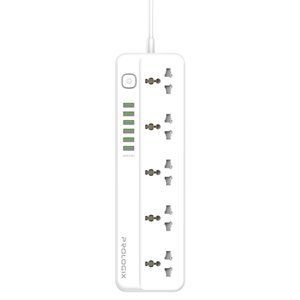 Фильтр питания ProLogix Premium (PR-SC5614W) 5 розеток, 6 USB AUTO ID, 2 м, белый 1-011226 фото