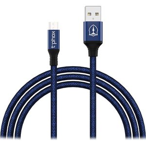 Кабель T-Phox Speed USB - Lightning Blue 1.2м (T-L810 BLUE) 470586 фото