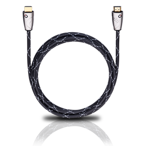 HDMI кабель Oehlbach Easy Connect Steel HDMI-HDMI 2.5m, v2.0, 3D, UltraHD 438775 фото