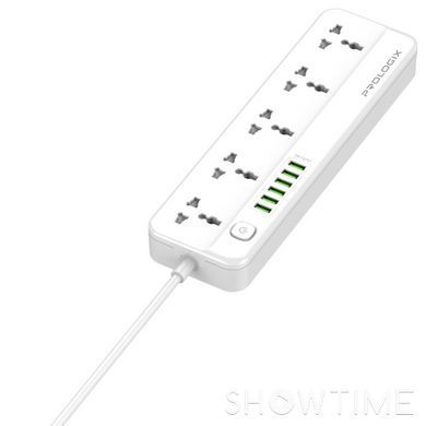 Фильтр питания ProLogix Premium (PR-SC5614W) 5 розеток, 6 USB AUTO ID, 2 м, белый 1-011226 фото